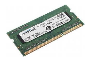 Модуль памяти Crucial DDR3 4Gb SODIMM (pc-12800) 1600MHz
