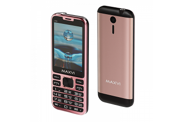 Мобильный телефон Maxvi X10 rose gold