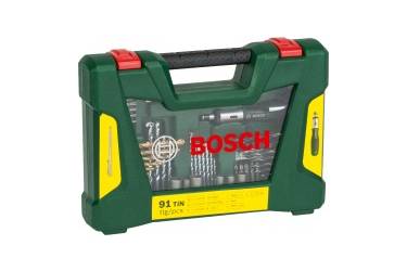 Набор принадлежностей Bosch V-line 91 предмет (жесткий кейс)