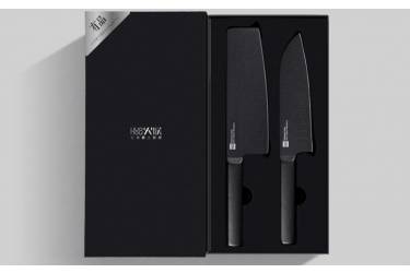 Набор кухонных ножей Xiaomi Huo Hou Black Heat Knife Set (2 psc) (HU0015)