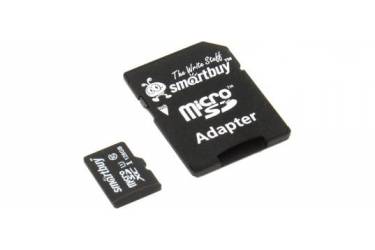 Карта памяти SmartBuy MicroSDXC 128GB Class 10+adapter