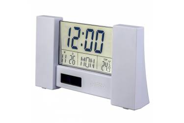Часы-будильник Perfeo "Сity", белый, (PF-S2056) время, температура, дата