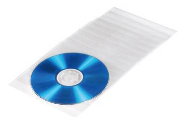 Конверт Hama на 1CD/DVD H-51095 прозрачный (упак.:100шт)