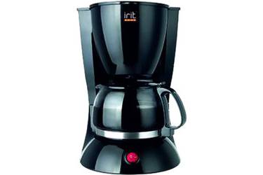 Кофеварка IRIT IR-5051 колба чёрная 550Вт 0,6л