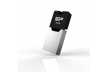 USB флэш-накопитель 8GB Silicon Power Mobile X20 серебристый USB2.0 OTG