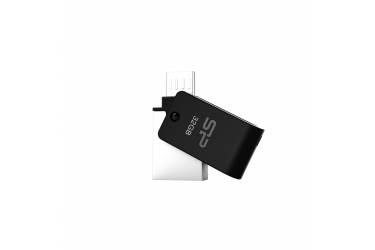 USB флэш-накопитель 16Gb Silicon Power Mobile X21 серебристый USB2.0 OTG