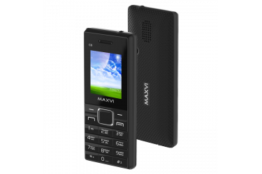 Мобильный телефон Maxvi C9 black-black