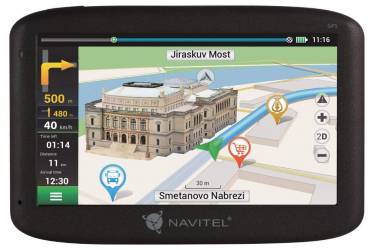 Автомобильный навигатор GPS Navitel MS400 5" 480x272 4Gb microSDHC черный Navitel