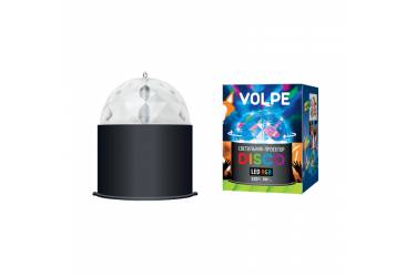 Светильник светодиодный-проектор Volpe ULI-Q302 Серия DISCO многоцветный чёрн