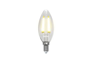 Светодиодная (LED) Лампа FIL (прозрачная) Uniel LED-C35-6W/WW/3000/E14/CL Sky свеча прозр 