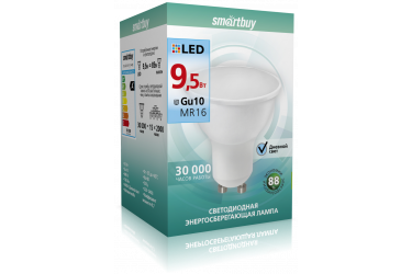 Светодиодная (LED) Лампа Smartbuy-Gu10-9_5W/4000