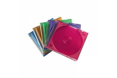 Коробка Hama на 1CD/DVD H-51166 Slim Box разноцветный (упак.:25шт)