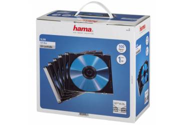 Коробка Hama на 100CD/DVD H-51270 прозрачный (упак.:100шт) (плохая упаковка)