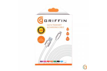 Кабель USB дата Griffin для Apple iPhone 5/6/6+/iPad 2 метра, арт.009282 (Белый)