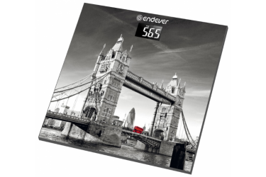 Весы напольные электронные Endever Skyline FS-541, рисунок Лондон 26*26см