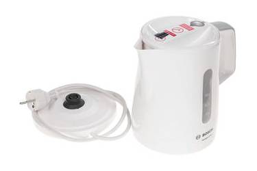 Чайник электрический Bosch TWK3A051 белый 1л 2400Вт