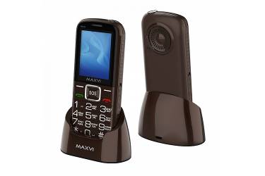 Мобильный телефон Maxvi B21ds brown