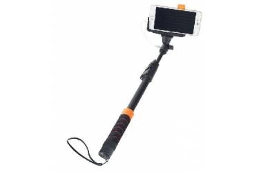 Монопод для селфи Perfeo M8 Selfie Stick/40-122 cm/3.5 mm audio cable/Big holder/GoPro adapter/Black