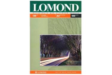 Фотобумага Lomond матовая A4 130 г/м2 100 листов, двухсторонняя (0102004)