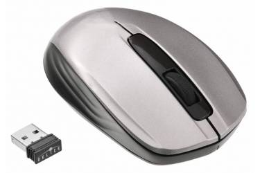 Мышь Оклик 475MW черный/серый оптическая (1200dpi) беспроводная USB (2but)