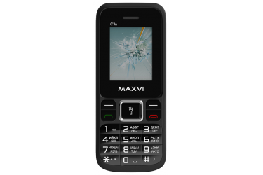 Мобильный телефон Maxvi C3n black