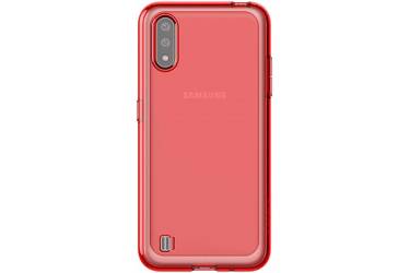 Чехол (клип-кейс) Samsung для Samsung Galaxy M01 araree M cover красный  (GP-FPM015KDARR)