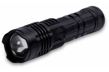 Фонарь SmartBuy аккумуляторный LED CREE XHP-50 18Вт с системой фок-ки луча черный (SBF-30-K)