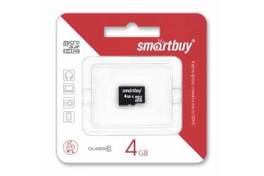 Карта памяти SmartBuy MicroSDHC 4GB Class 10