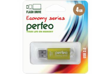 USB флэш-накопитель 4GB Perfeo E01 Gold economy series USB2.0