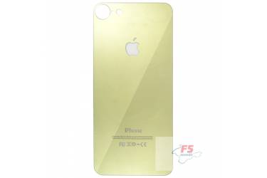 Защитное стекло цветное Krutoff Group для iPhone 7 на две стороны (shiny gold)