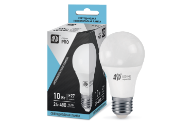 Лампа светодиодная низковольтная ASD LED-MO-24/48V-PRO 7,5Вт 24-48В Е27 4000К 600Лм