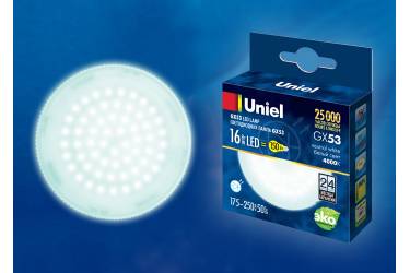 Лампа светодиодная Uniel LED-GX53-16W/NW/GX53/FR 