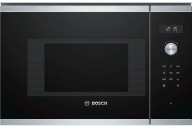 Микроволновая печь Bosch BFL524MS0 20л. 800Вт нержавеющая сталь/черный (встраиваемая)