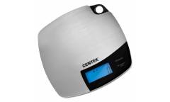 Весы кухонные электронные Centek CT-2463 сталь, сенсор, LCD- 59х27 с подсветкой, t° в комнате, max 5кг