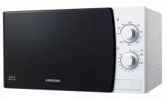 Микроволновая Печь Samsung ME81KRW-1/BW белый (23л; 800Вт; механическое упр.)