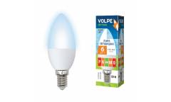 Лампа светодиодная Volpe LED-C37-8W/NW/4500К/E14/FR/O свеча мат