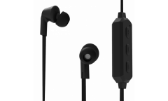 Наушники беспроводные (Bluetooth) Ritmix RH-404BTH внутриканальные c микрофоном черные