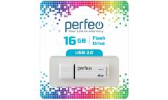 USB флэш-накопитель 16GB Perfeo C01G2 белый USB2.0