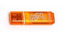 USB флэш-накопитель 32GB SmartBuy Glossy series оранжевый USB2.0