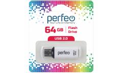 USB флэш-накопитель 64GB Perfeo C13 белый USB2.0
