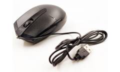 mouse Perfeo "NO NAME-4", оптич., 3 кн, USB, чёрная, BULK