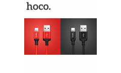 Кабель USB Hoco X14i Times speed Lightning 2M (красно-черный)