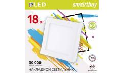 Накладной (LED) светильник Square SDL Smartbuy-18w/4000K/IP20 _квадрат_210/210x28