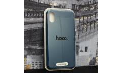 Силиконовый чехол HOCO PURE Series для iPhone X Navy Blue