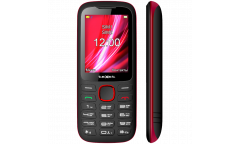 Мобильный телефон teXet TM-D228 черный-красный