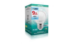 Светодиодная (LED) Лампа Smartbuy-G45-9,5W/4000/E27