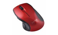 mouse Perfeo Wireless "TANGO", 5 кн, DPI 1000, красн.