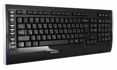Комплект клавиатура+мышь A4 9300F клав:черный мышь:черный USB беспроводная Multimedia