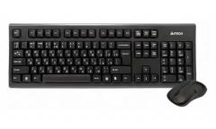 Комплект клавиатура + мышь A4 3100N wireless desktop (GK-85+G3-220N) USB (плохая упаковка)