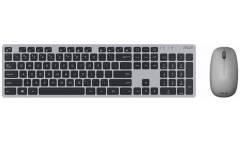 Клавиатура + мышь Asus W5000 клав:серый/черный мышь:серый USB беспроводная slim Multimedia